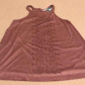Maurices Suede Mauve Top